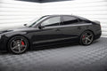 Maxton Design Street+ Seitenschweller Leisten passend für Audi A8 D4 schwarz Hochglanz