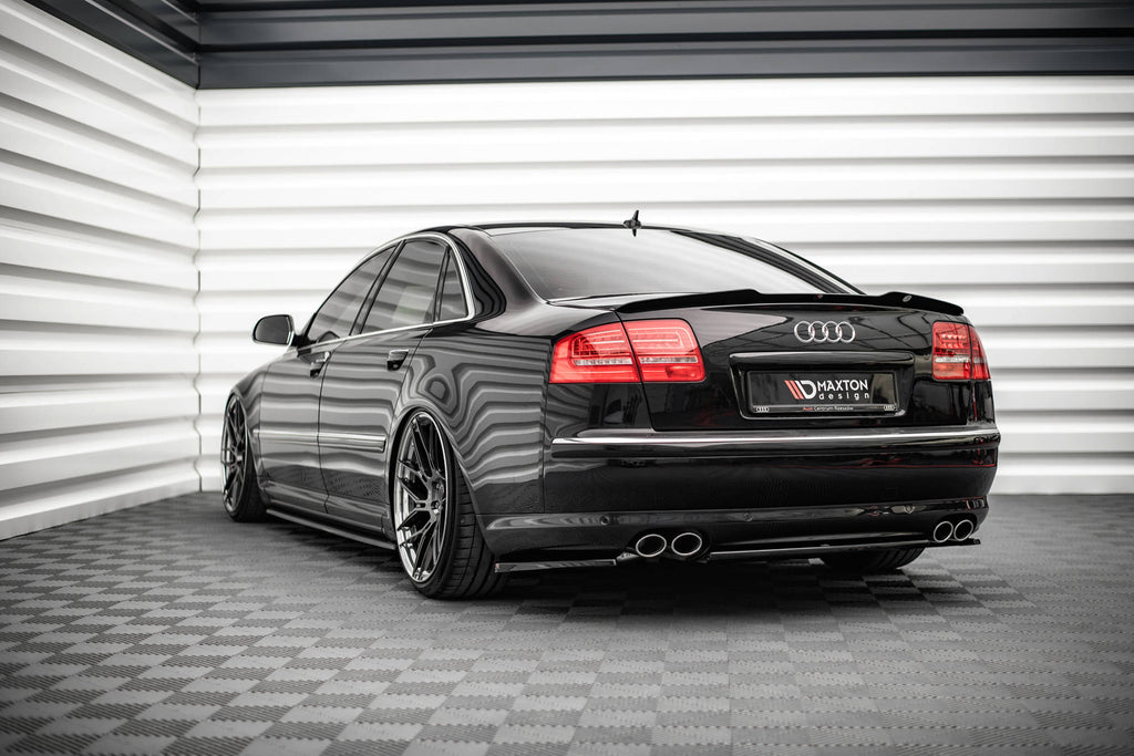 Maxton Design Spoiler CAP passend für Audi S8 D3 schwarz Hochglanz