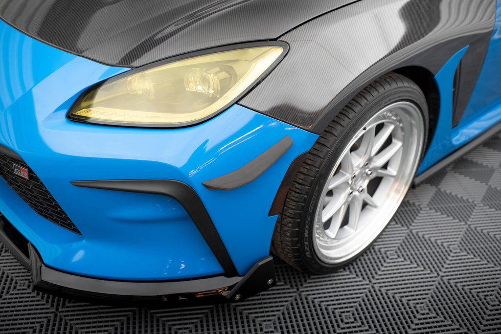 Maxton Design Stoßstangen Flaps Wings vorne Canards passend für Toyota GR86 Mk1