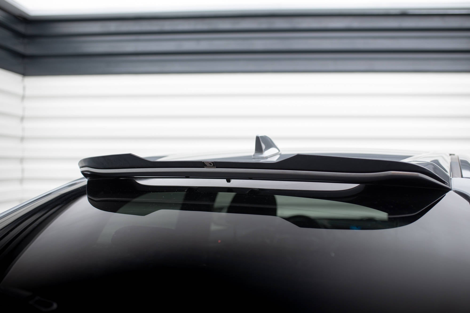 Maxton Design Höher Spoiler CAP passend für Honda Civic Sport Mk 10 schwarz Hochglanz