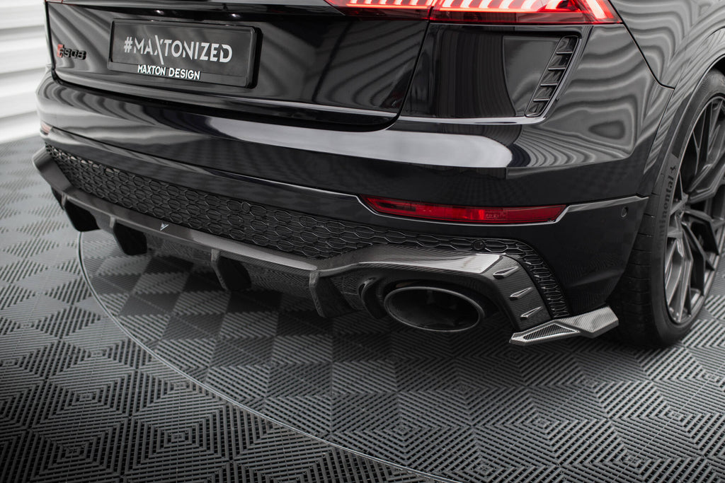 Maxton Design Prepreg Carbon Fiber Diffusor Heck Ansatz passend für Audi RSQ8 Mk1