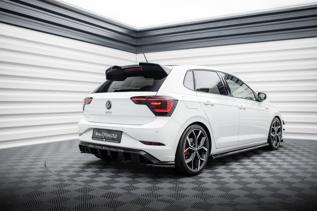 Maxton Design Diffusor Heck Ansatz passend für VW Polo GTI Mk6 Facelift