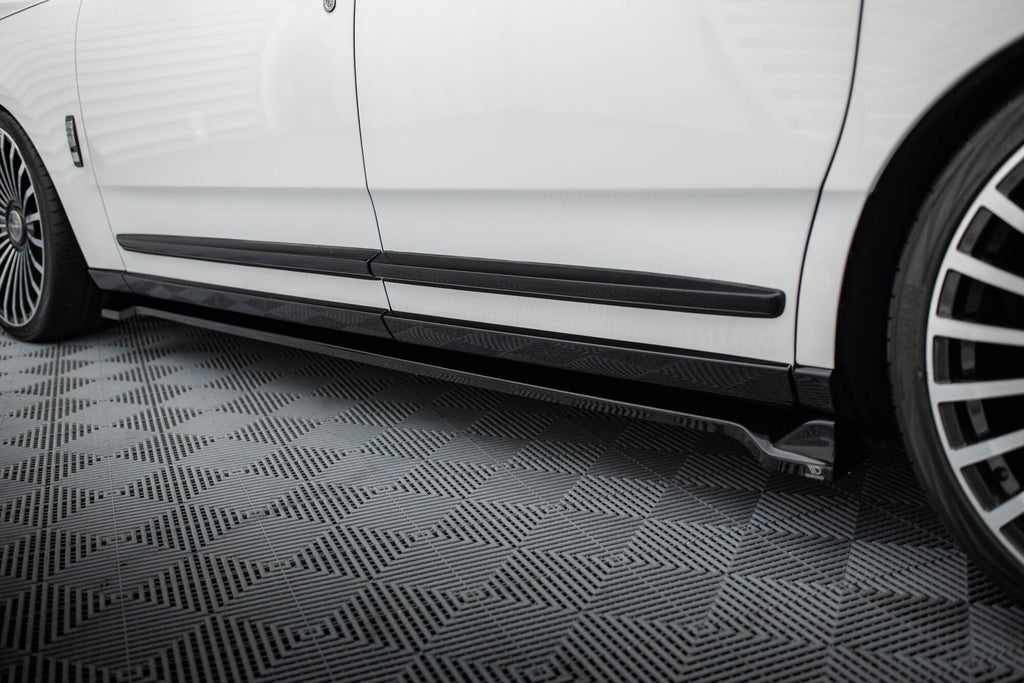 Maxton Design Street+ Seitenschweller Leisten passend für Rolls Royce Cullinan schwarz Hochglanz