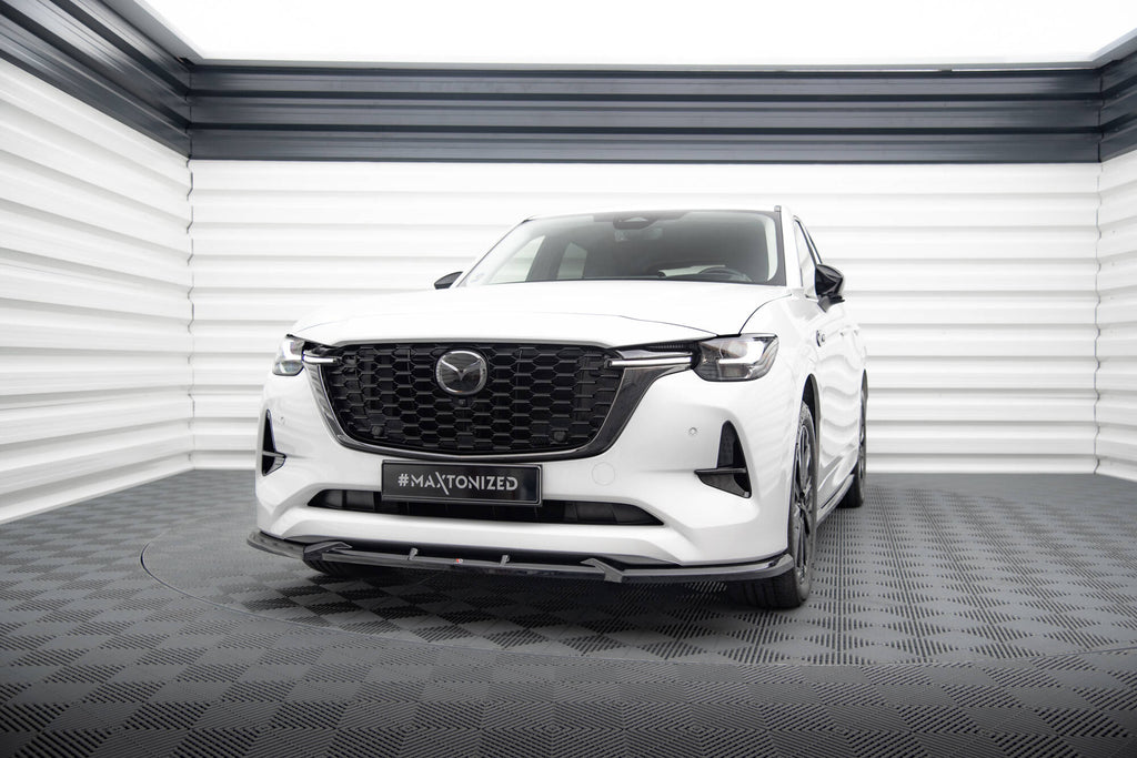 Maxton Design Street+ Spoilerlippe Front Ansatz V.1 passend für Mazda CX-60 Mk1 schwarz Hochglanz