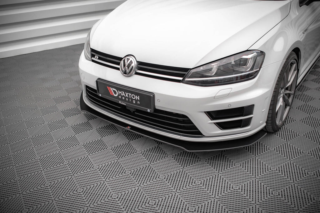 Maxton Design Street Pro Street+ Spoilerlippe Front Ansatz passend für V.1 passend für VW Golf R Mk7