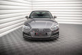 Maxton Design Street+ Spoilerlippe Front Ansatz V.1 passend für Audi S5 / A5 S-Line F5 Coupe / Sportback schwarz Hochglanz
