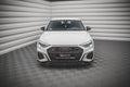 Maxton Design Street+ Spoilerlippe Front Ansatz V.3 passend für Audi S3 / A3 S-Line 8Y schwarz Hochglanz