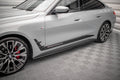 Maxton Design Street+ Seitenschweller Leisten passend für V.1 passend für BMW 4er Gran Coupe M-Paket / M440i G26 schwarz Hochglanz