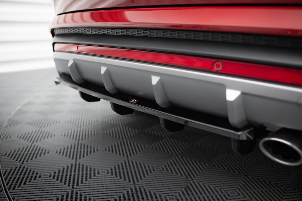 Maxton Design Street+ Mittlerer Diffusor RACE passend für Hyundai Tucson N-Line Mk4 schwarz Hochglanz