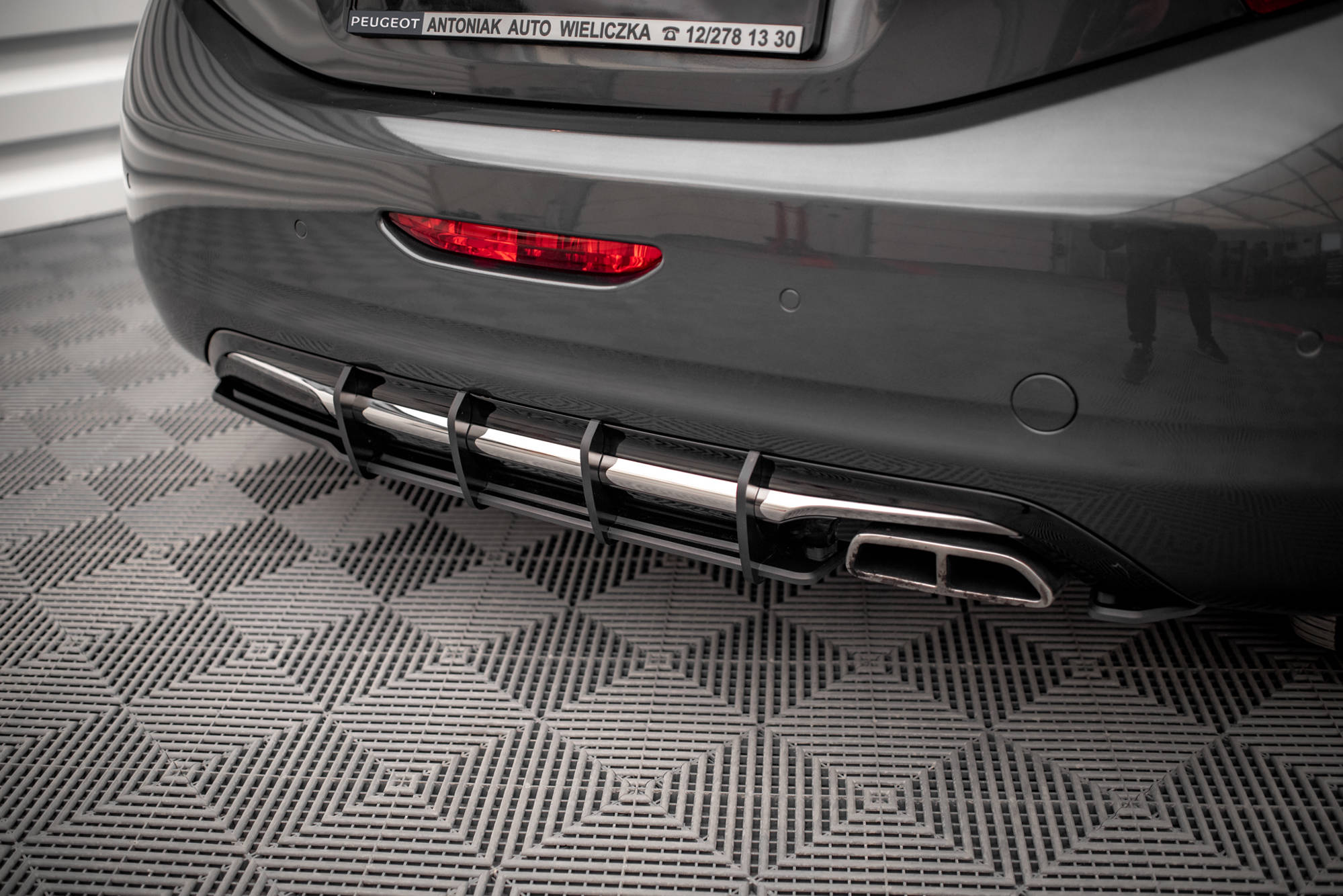 Maxton Design Street Pro Heckschürze passend für Peugeot 208 GTi Mk1