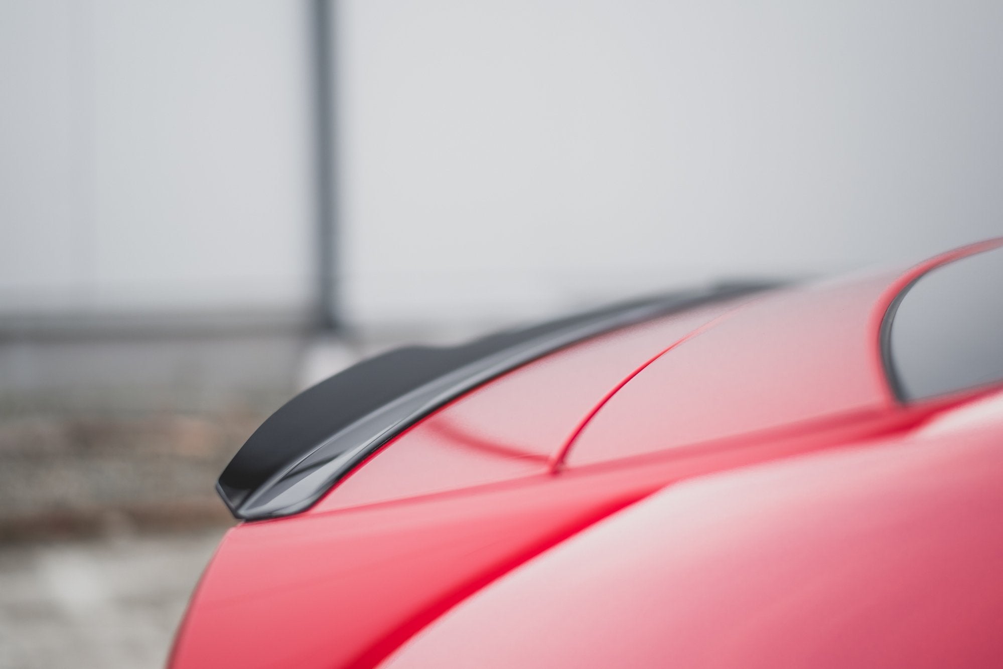 Maxton Design Spoiler CAP passend für Audi A7 C8 / C8 S-Line / S7 C8 / RS7 C8 schwarz Hochglanz