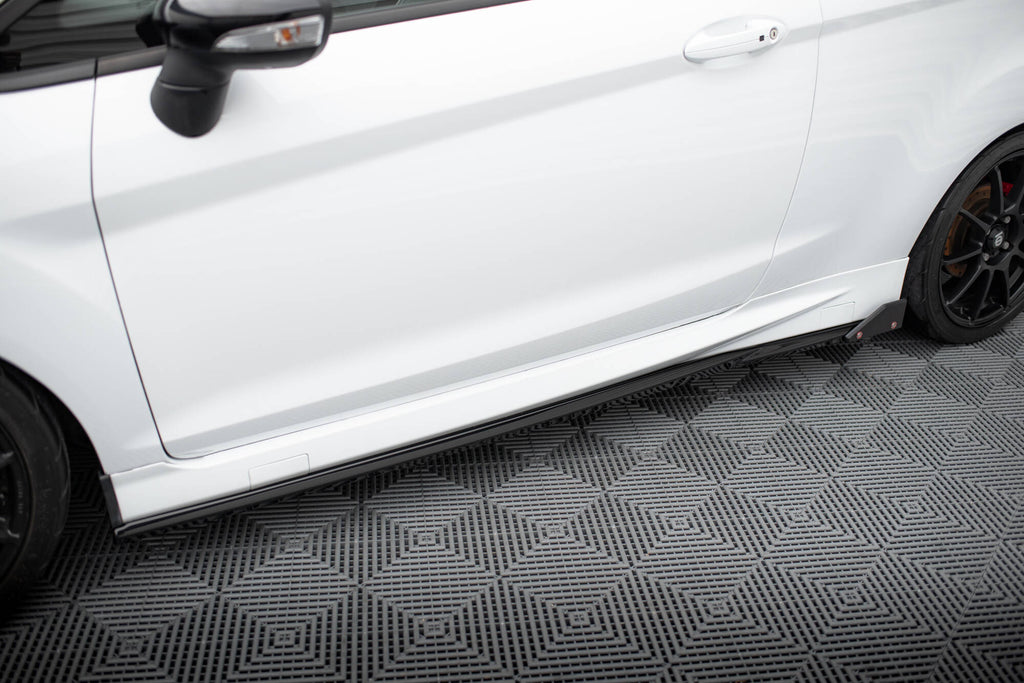 Maxton Design Street+ Seitenschweller Leisten passend für V.4 + Flaps Ford Fiesta ST / ST-Line Mk7