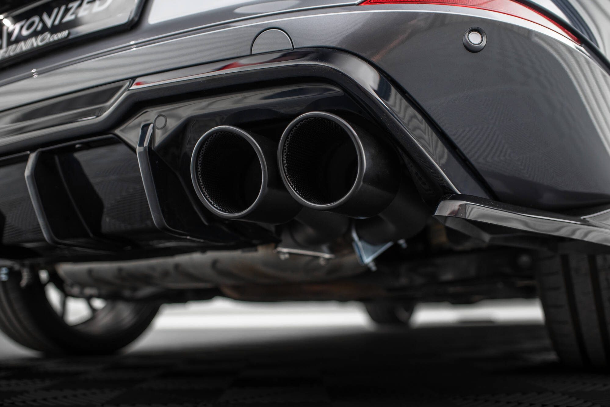 Maxton Design Diffusor Heck Ansatz V.3 passend für Cupra Formentor VZ Mk1 / Mk1 Facelift schwarz Hochglanz