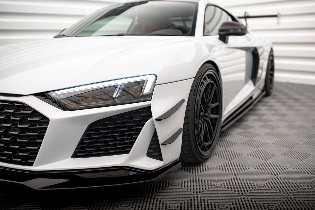 Maxton Design Stoßstangen Flaps Wings vorne Canards passend für Audi RS3 Sportback 8Y Facelift