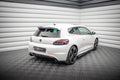 Maxton Design Heck Ansatz Flaps Diffusor V.2 passend für VW Scirocco R Mk3 schwarz Hochglanz