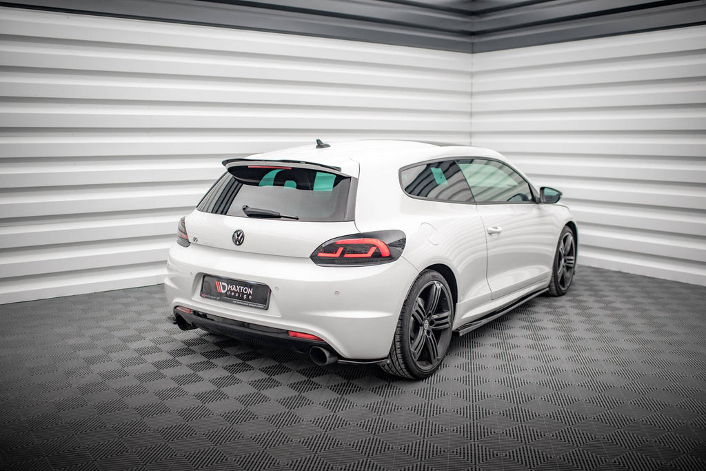 Maxton Design Spoiler CAP passend für VW SCIROCCO R schwarz Hochglanz