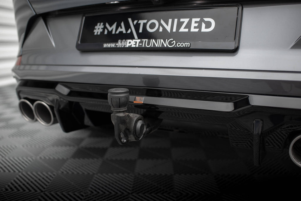 Maxton Design Diffusor Heck Ansatz V.3 passend für + Endrohre passend für Cupra Formentor VZ Mk1 / Mk1 Facelift