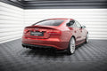 Maxton Design Heck Ansatz Flaps Diffusor passend für Audi S5 / A5 S-Line Sportback 8T schwarz Hochglanz