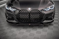 Maxton Design Street+ Spoilerlippe Front Ansatz V.3 passend für BMW 4er M-Paket / M440i G22 / G23 / G22 Facelift / G23 Facelift schwarz Hochglanz