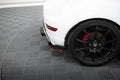 Maxton Design Heck Ansatz Flaps Diffusor V.2 passend für Ford Fiesta ST Mk7 Facelift schwarz Hochglanz