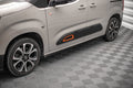Maxton Design Street+ Seitenschweller Leisten passend für Citroen Berlingo Mk3 schwarz Hochglanz