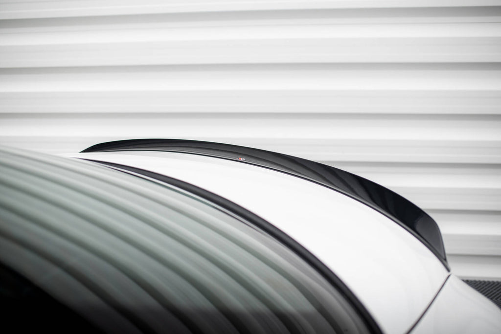 Maxton Design Spoiler CAP 3D passend für Mercedes-Benz CLA C117 Facelift schwarz Hochglanz