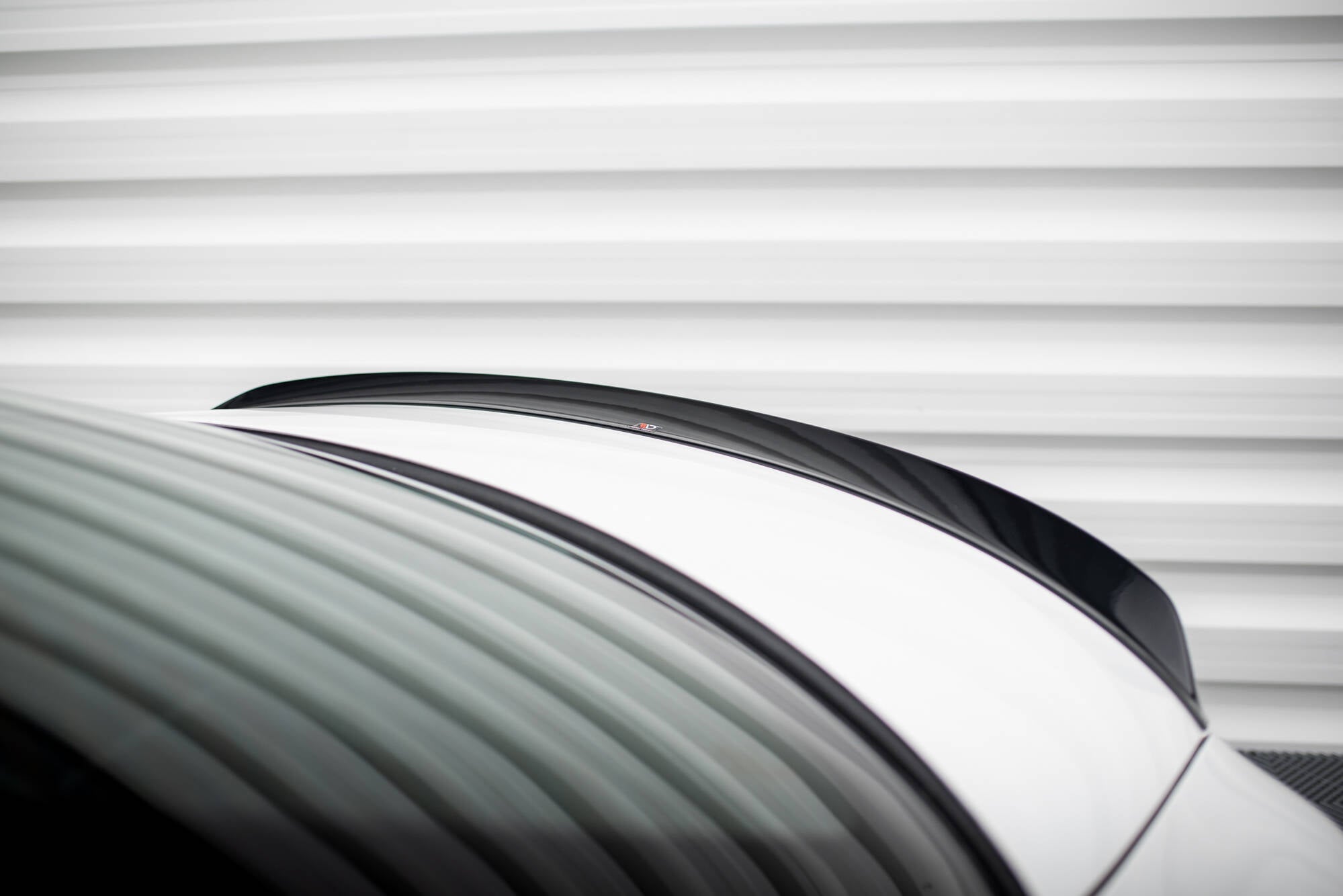 Maxton Design Spoiler CAP 3D passend für Mercedes-Benz CLA C117 Facelift schwarz Hochglanz