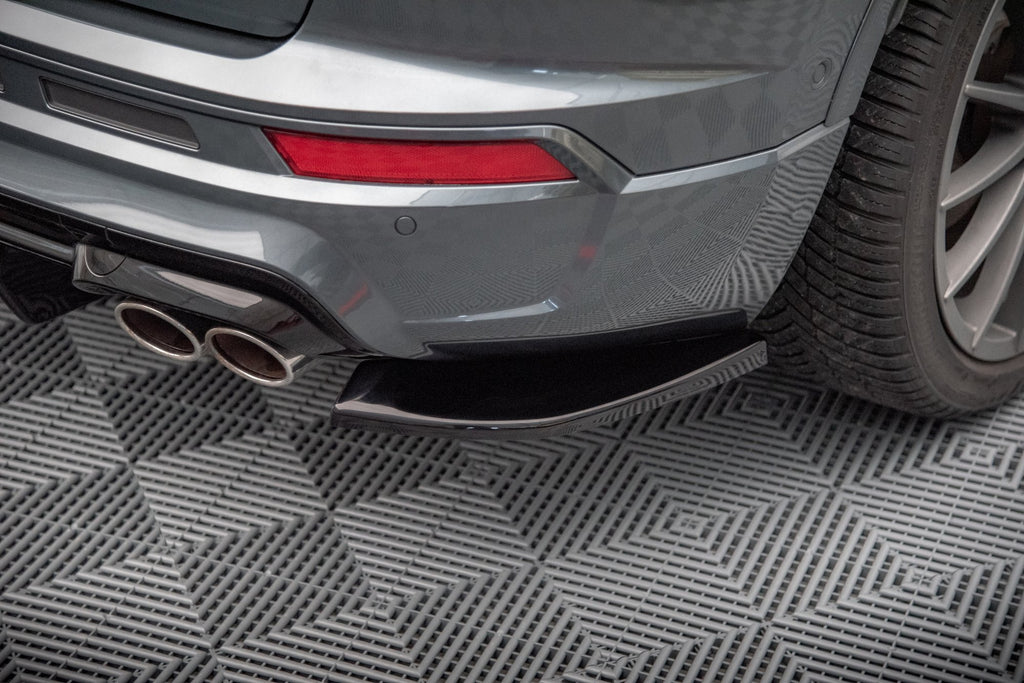Maxton Design Heck Ansatz Flaps Diffusor passend für Cupra Ateca Mk1 / Mk1 Facelift schwarz Hochglanz