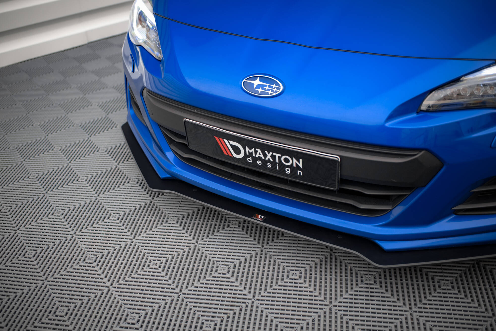 Maxton Design Street Pro Street+ Spoilerlippe Front Ansatz passend für Subaru BRZ Mk1 Facelift