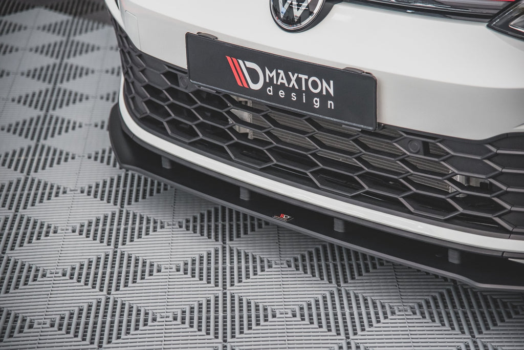 Maxton Design Street Pro Street+ Spoilerlippe Front Ansatz passend für VW Golf GTI / GTE / GTD / R-Line Mk8