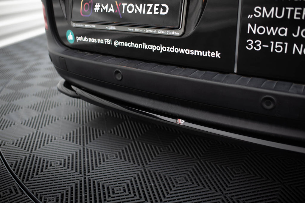 Maxton Design Heckansatz Mercedes-Benz Citan W415 schwarz Hochglanz für Mercedes-Benz Citan W415