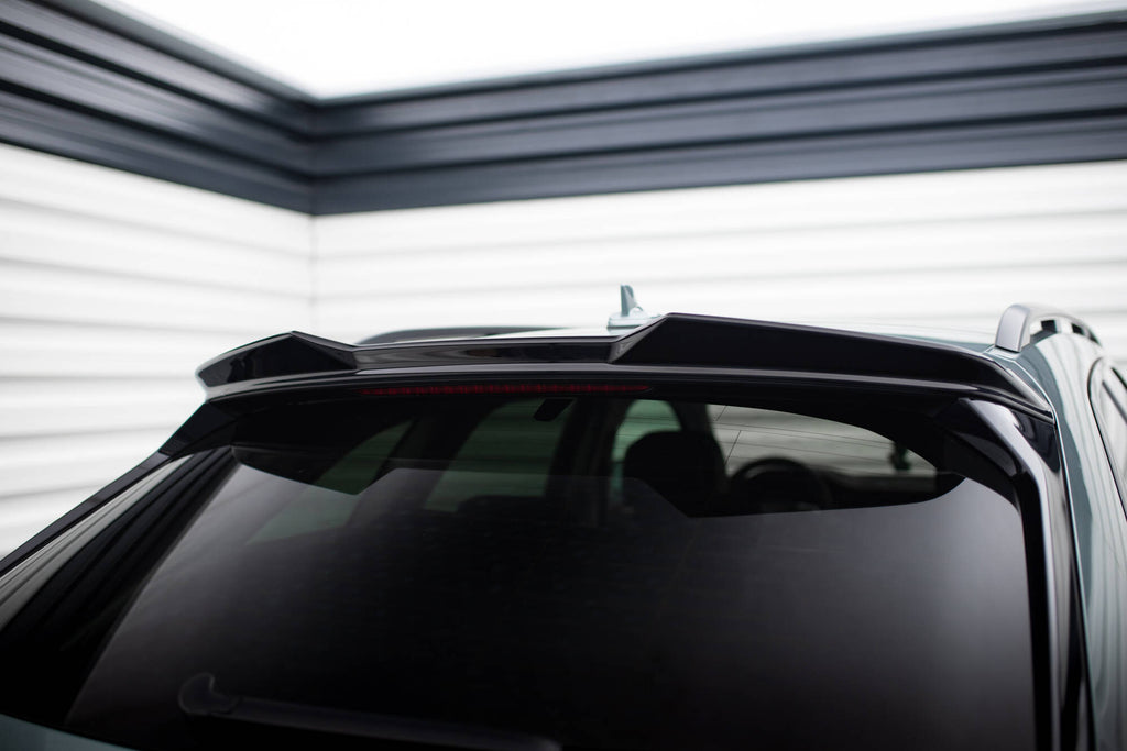 Maxton Design Spoiler CAP 3D passend fürAudi A6 Avant / A6 Allroad / A6 S-Line Avant / S6 Avant C8 / C8 Facelift schwarz Hochglanz für Audi A6