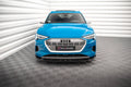 Maxton Design Street+ Spoilerlippe Front Ansatz V.2 passend für Audi e-tron schwarz Hochglanz