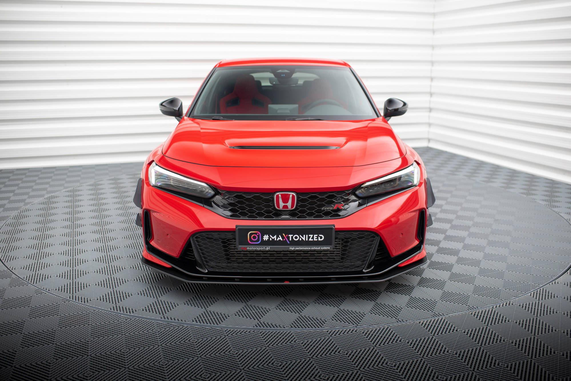 Maxton Design Street Pro Street+ Spoilerlippe Front Ansatz passend für Honda Civic Type-R Mk 11