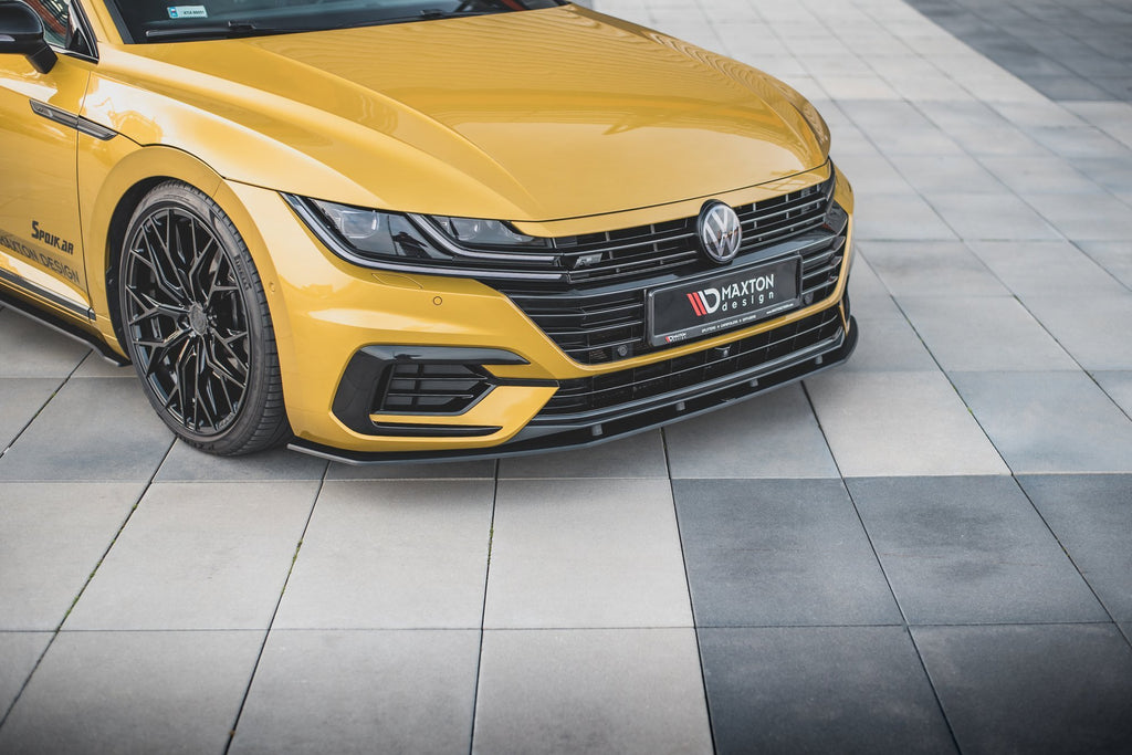 Maxton Design Street Pro Street+ Spoilerlippe Front Ansatz passend für VW Arteon R-Line Limousine / Shooting Brake Mk1