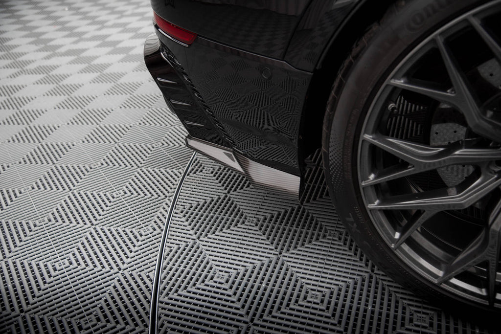 Maxton Design Prepreg Carbon Fiber Heck Ansatz Flaps Diffusor passend für Audi RSQ8 Mk1