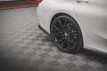 Maxton Design Heck Ansatz Flaps Diffusor passend für BMW 3er Limousine G20 schwarz Hochglanz