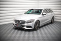 Maxton Design Street+ Spoilerlippe Front Ansatz passend für Mercedes-Benz C W205 schwarz Hochglanz
