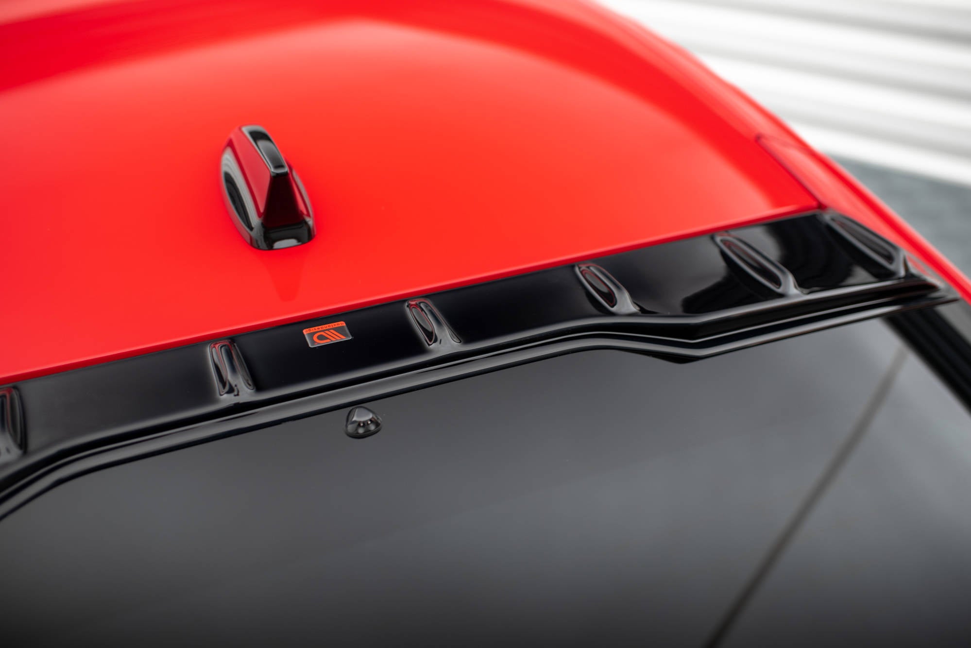 Maxton Design Heckscheiben Spoiler passend für Honda Civic Type-R Mk 11 schwarz Hochglanz