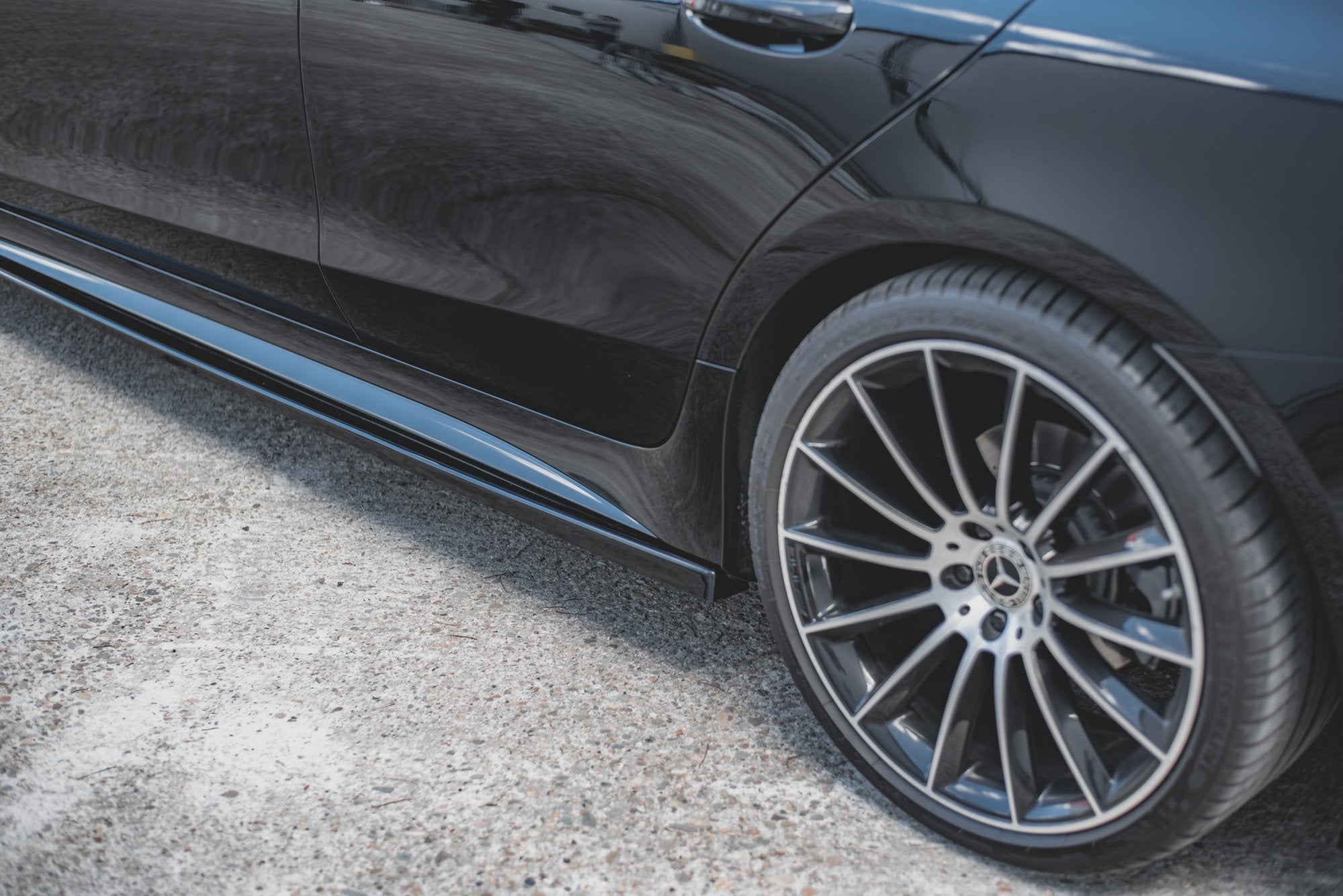 Maxton Design Street+ Seitenschweller Leisten passend für Mercedes-AMG CLS 53 C257 schwarz Hochglanz