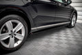 Maxton Design Street+ Seitenschweller Leisten passend für VW Passat B8 Facelift schwarz Hochglanz