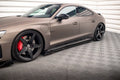 Maxton Design Street+ Seitenschweller Leisten V.2 passend für Audi e-Tron GT / RS GT Mk1 schwarz Hochglanz