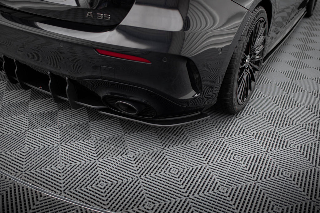 Maxton Design Street Pro Heck Ansatz Flaps Diffusor passend für Mercedes-AMG A35 Hatchback W177