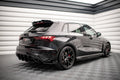 Maxton Design Seitenschweller Flaps passend für Audi RS3 Sportback 8Y schwarz Hochglanz