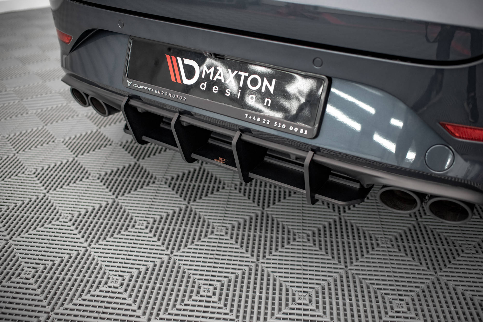 Maxton Design Street Pro Heckschürze passend für Cupra Leon ST Mk1 Facelift