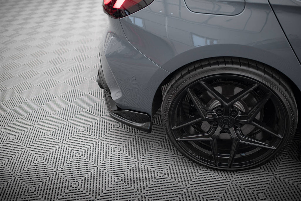 Maxton Design Heck Ansatz Flaps Diffusor V.4 passend für BMW 1er M-Paket / M135i / 128ti F40 schwarz Hochglanz