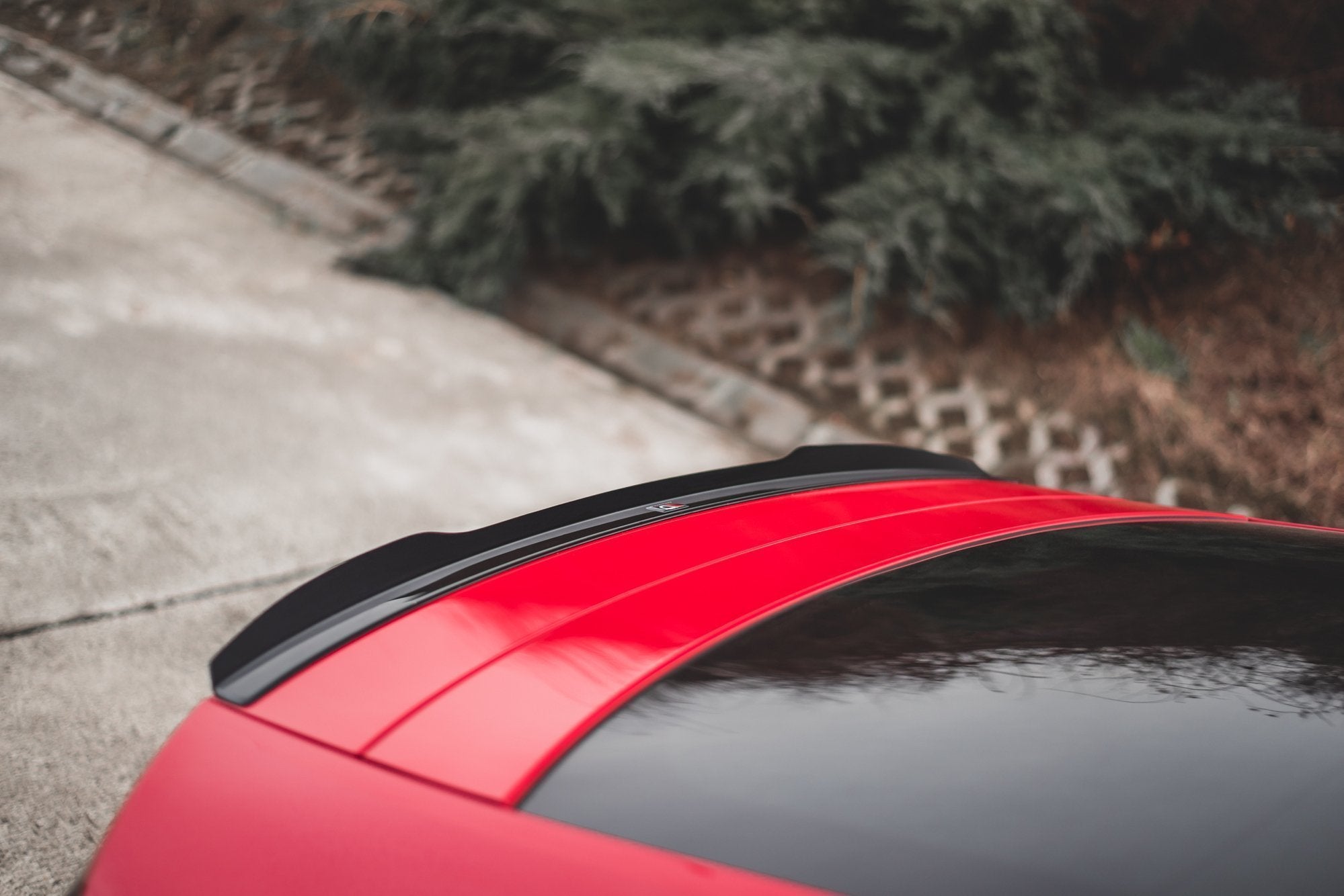 Maxton Design Spoiler CAP passend für Audi A7 C8 / C8 S-Line / S7 C8 / RS7 C8 schwarz Hochglanz
