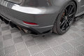 Maxton Design Street Pro Heck Ansatz Flaps Diffusor + Flaps passend für Audi S3 Sportback 8V Facelift schwarz Hochglanz