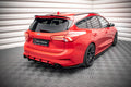 Maxton Design Heck Ansatz Flaps Diffusor V.6 passend für Ford Focus Kombi ST Mk4 schwarz Hochglanz