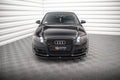 Maxton Design Street+ Spoilerlippe Front Ansatz passend für Audi A4 S-Line B7 schwarz Hochglanz